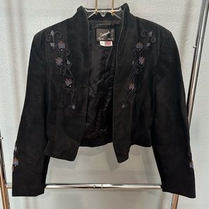 Woman’s Vintage‎ Stampede suede leather western blazer